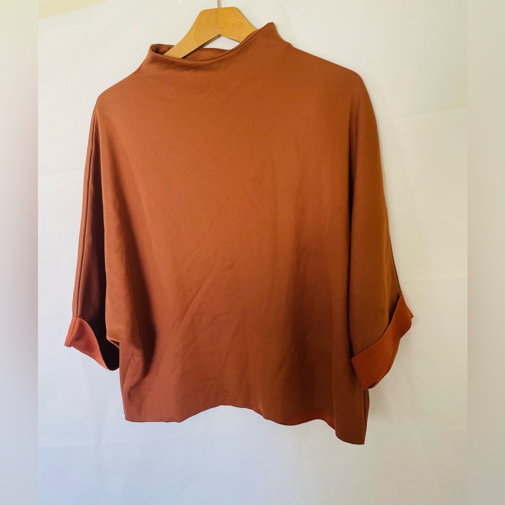 Anthropologie Rust Top